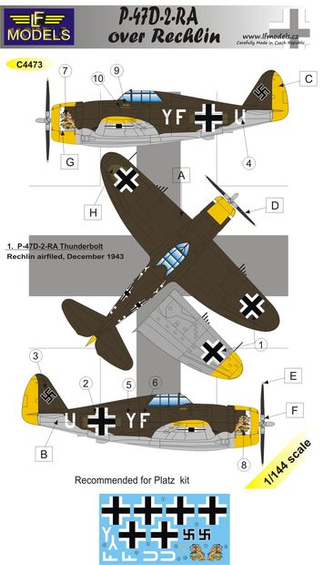 P-47D-2-RA over Rechlin