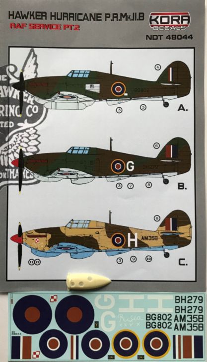 Hawker Hurricane PR Mk.IIB Part 2(RAF Service) - Click Image to Close