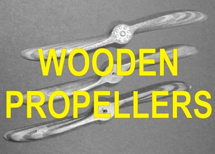 Hand made wooden propeller
