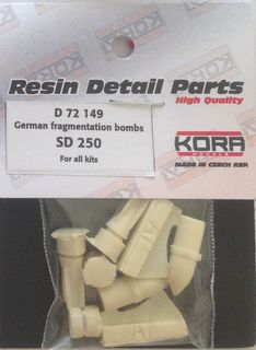 German fragmentation bombs SD 250 (2pcs)