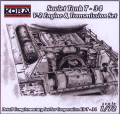 T-34 V-2 engine+transmission set