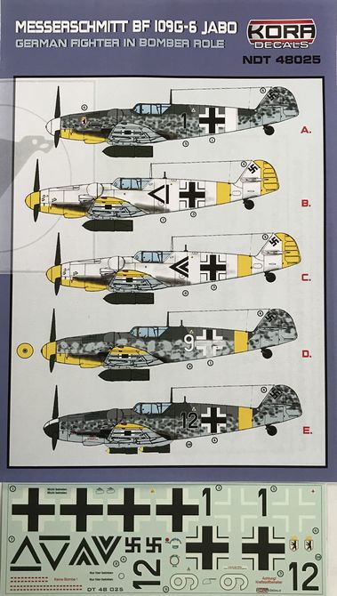 Messerschmitt Bf 109G-6 JABO German fighter in bomber role - Click Image to Close