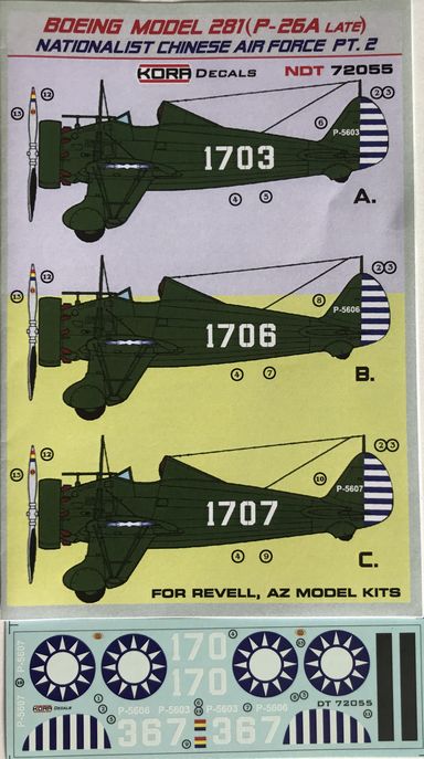 model 281 (P-26A late) Nationalist Chinese AF Part 2 - Click Image to Close