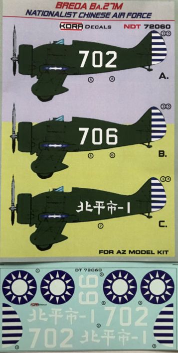 Breda Ba.27M Nationalist Chinese AF - Click Image to Close