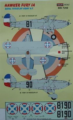 Hawker Fury IA Yugoslavia