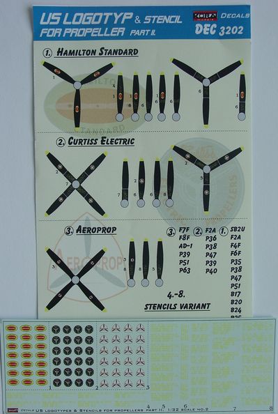 US Logotyp and stencils for propellers Part II.