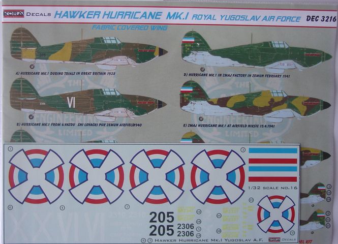 Hawker Hurricane Mk.I Yugoslav AF - Click Image to Close