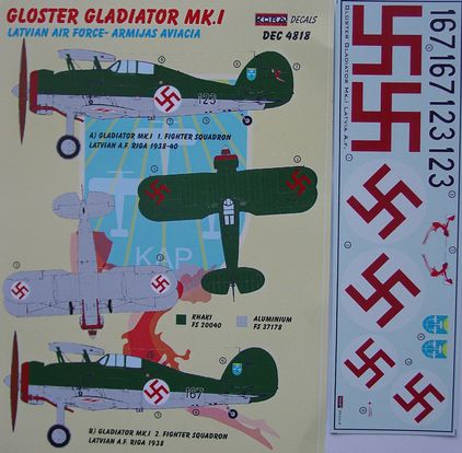 Gloster Gladiator Mk.I Latvia