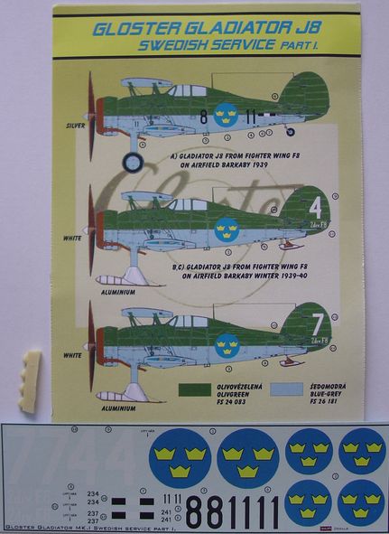 Gloster Gladiator J 6 Swedish part I. - Click Image to Close