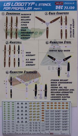 US Logotyp and stencils for propellers Part I.