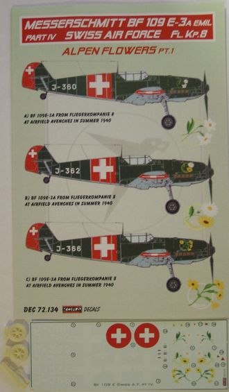 Bf 109E-3 Swiss AF part IV.