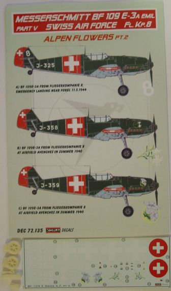 Bf 109E-3 Swiss AF part V.