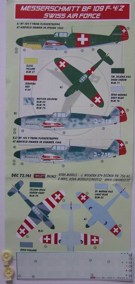 BF 109F-4/Z Swiss Air Force