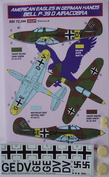 P-39D Airacobra Luftwaffe - Click Image to Close