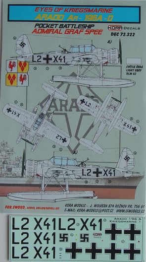 Arado Ar-196A-0 Kriegsmarine I Admiral Graf Spee (before war)