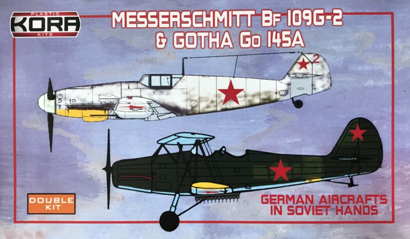 Messerschmitt Bf-109G-6 & Gotha Go 145A in Soviet hands
