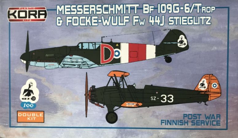 Messerschmitt Bf-109G-6/Trop&Focke Wulf Fw44J post war