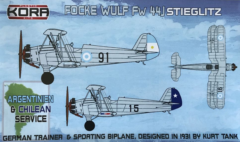 Focke Wulf fw 44J Argentina & Chile service - Click Image to Close