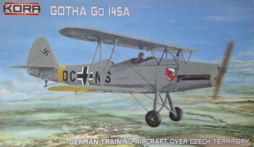 Gotha Go-145A German Trainer over Czech territory