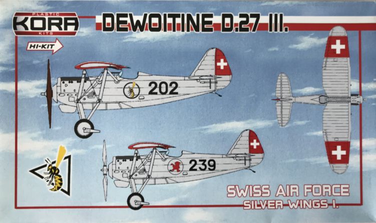 Dewoitine D.27 part III.Swiss AF, Silver wings I.