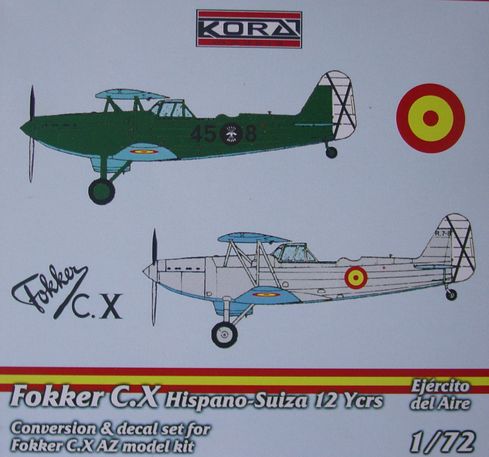 Fokker C.X Hispano-Suiza 12 Ycrs Ejercito del Aire - Click Image to Close