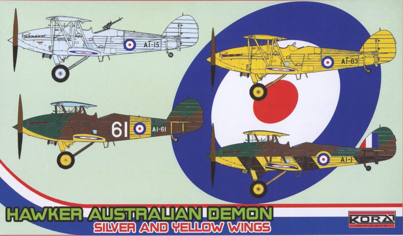 Hawker Australian Demon Silver and Yellow Service