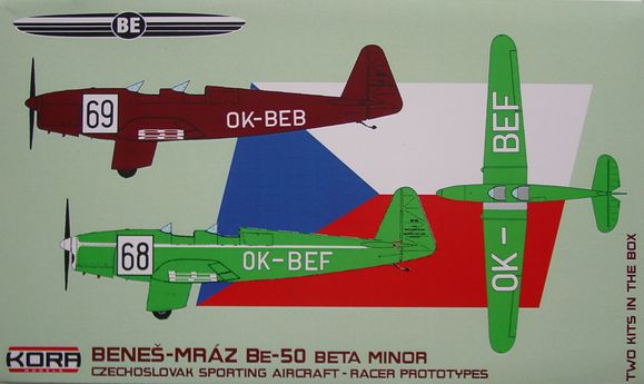 Benes-Mraz Be.50 Beta Minor Racer prototypes - 2 kits