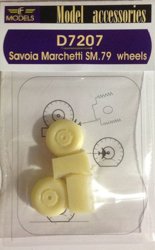 Savoia Marchetti SM.79 weighted wheels - Click Image to Close