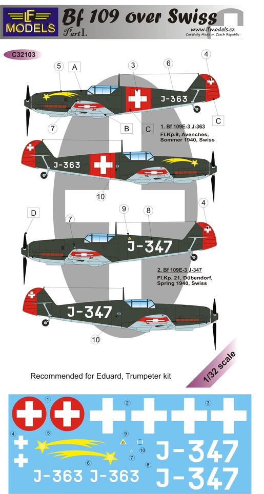 Bf 109 over Swiss I. - Click Image to Close