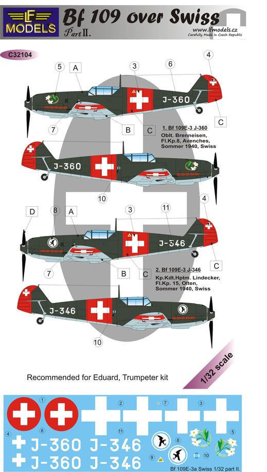 Bf 109 over Swiss II. - Click Image to Close