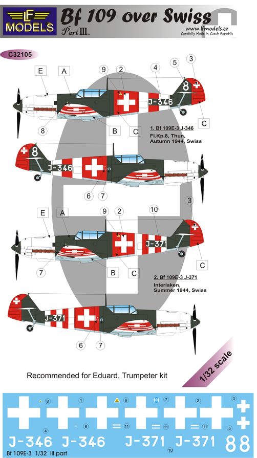 Bf 109 over Swiss III. - Click Image to Close