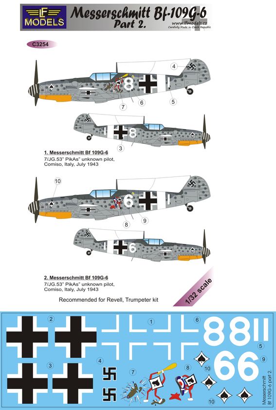 Messerschmitt Bf 109G-6 Comiso cartoon part 2.