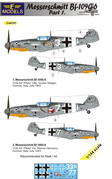 Messerschmitt Bf 109G-6 Comiso cartoon part 1.