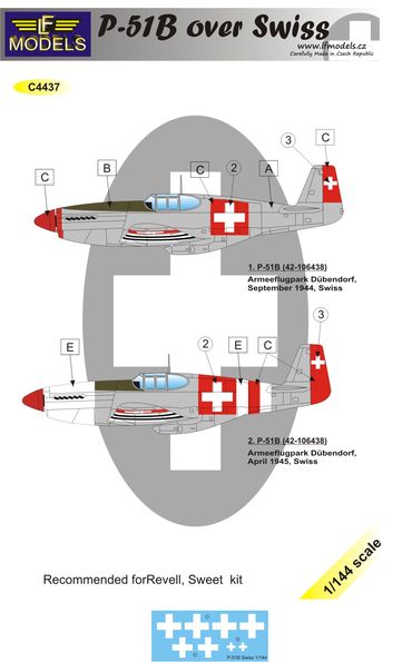 P-51B over Swiss