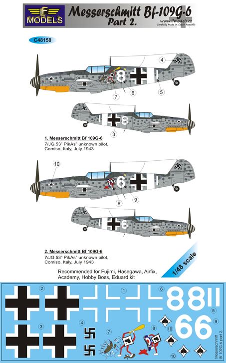 Messerschmitt Bf 109G-6 Comiso cartoon part 2.