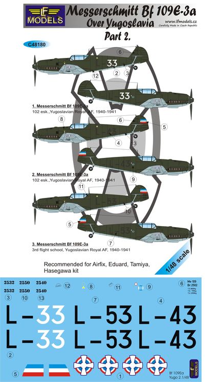 Messerschmitt Bf 109E-3a over Yugoslavia part 2