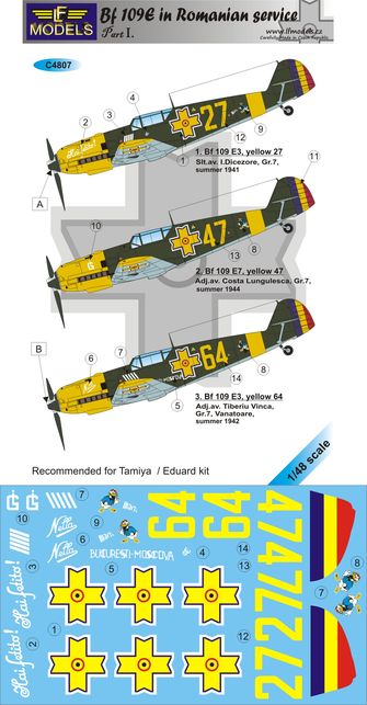 Bf 109E-3/E-7 Romania I. - Click Image to Close