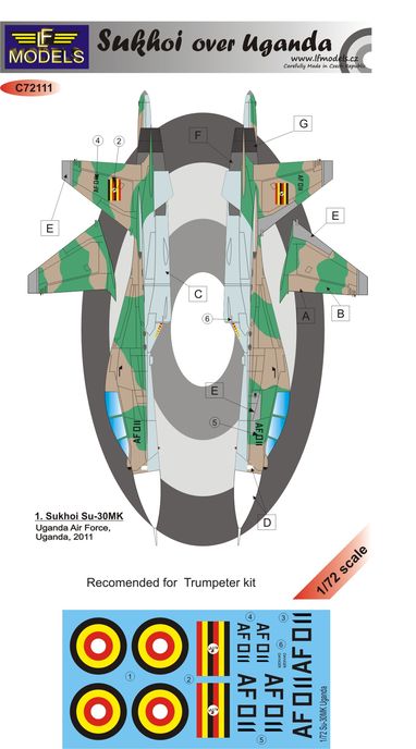 Sukhoi Su-30MK over Uganda