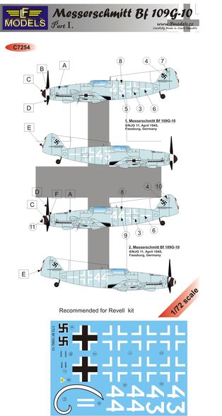 Bf 109G-10 Luftwaffe part I.