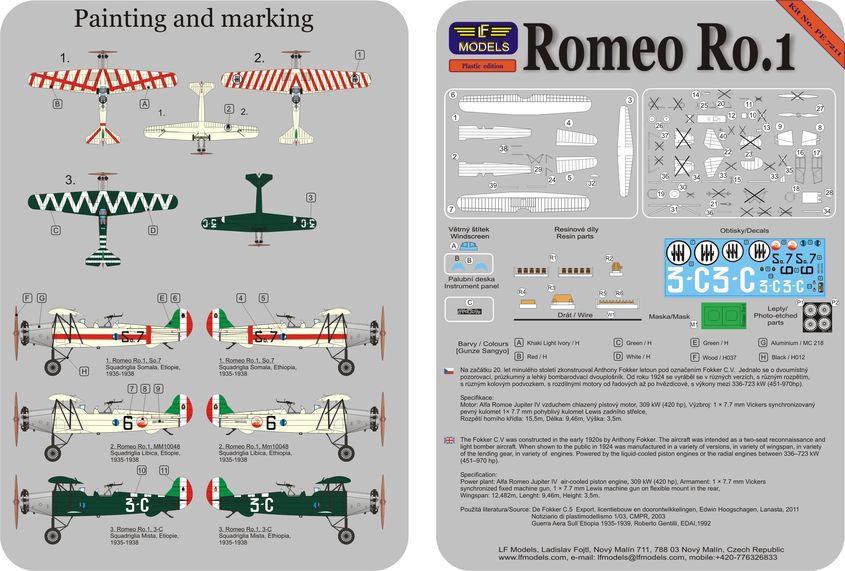 Romeo Ro.1 Italy - Click Image to Close