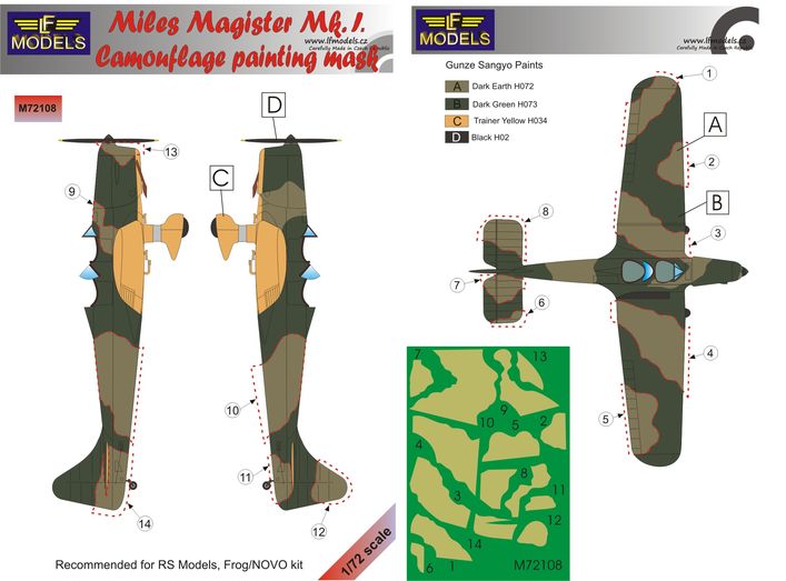 Magister Mk.I. Camouflage Painting Mask