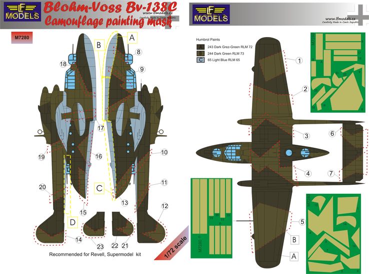 Bv-138C Camouflage Painting Mask - Click Image to Close