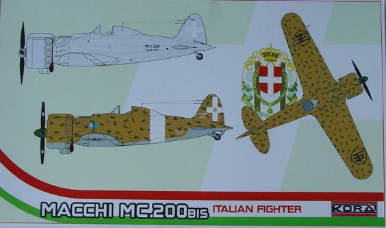 Macchi MC.200bis Saetta Italian fighter prototype