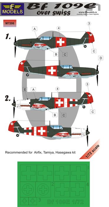 Bf-109E over Swiss