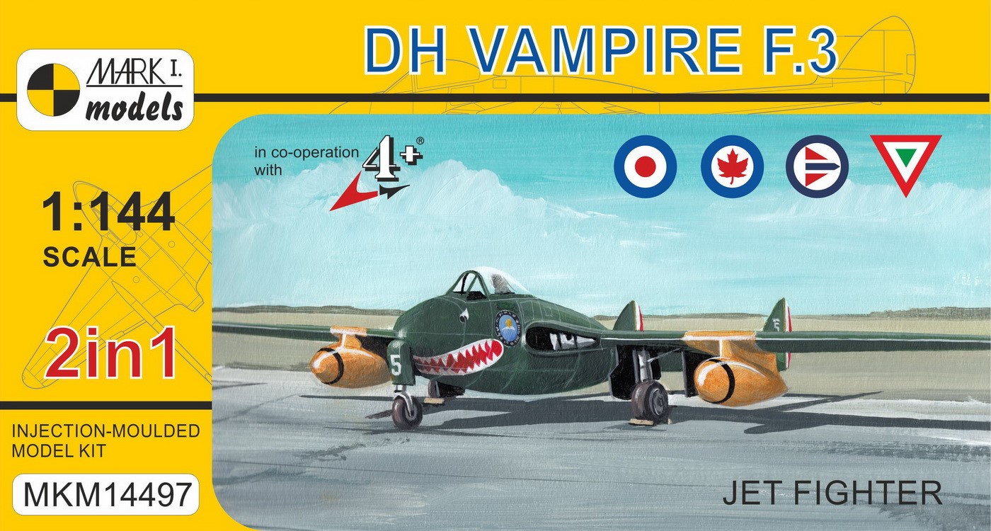 DH Vampire F.3 'Jet Fighter' (2in1)