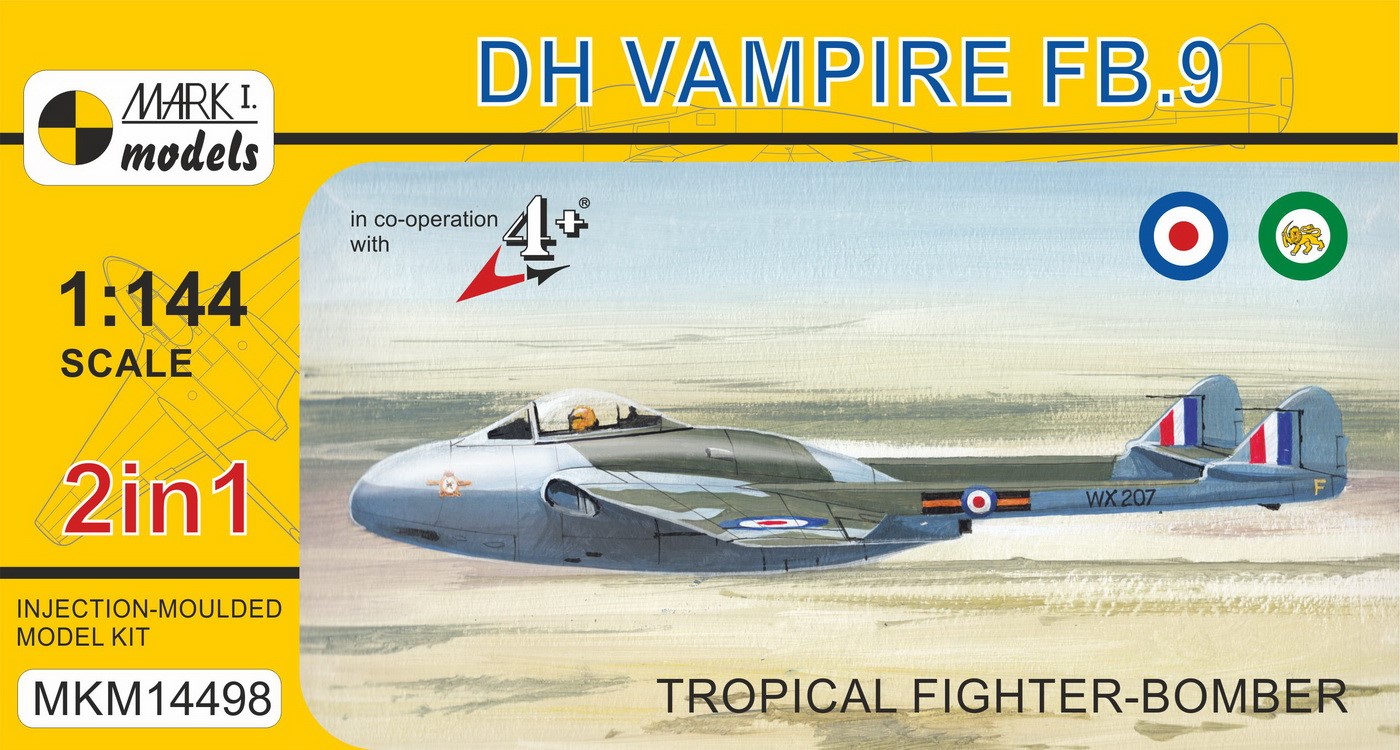 DH Vampire FB.9 'Tropical Fighter-Bomber' (2in1)