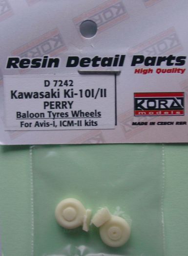 Kawasaki Ki-10-I/II baloon tyres wheels