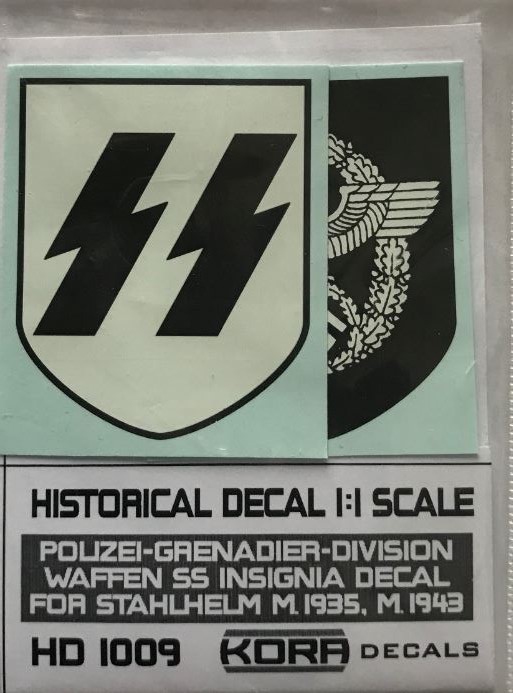 Helmet decal Polizei-Grenad.Div.Insignia (1935, 1943)
