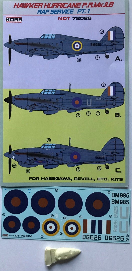 Hawker Hurricane PR Mk.IIB Part 1 (RAF Service)