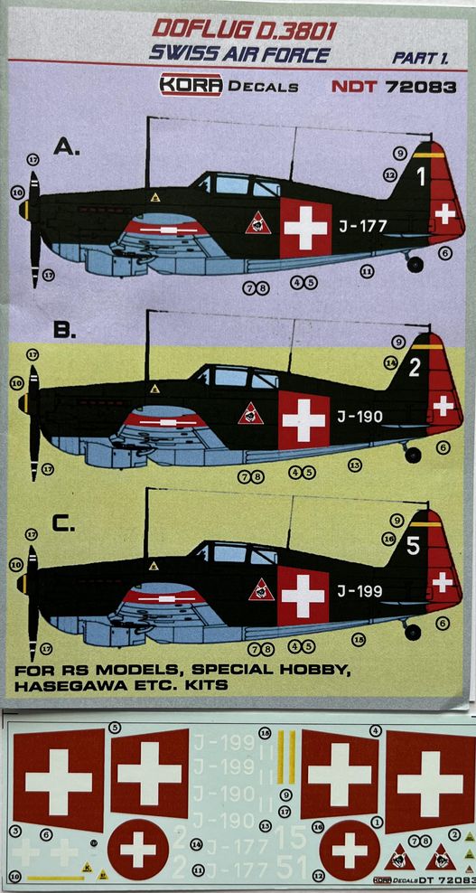 Doflug D.3801 Swiss Air Force part I.